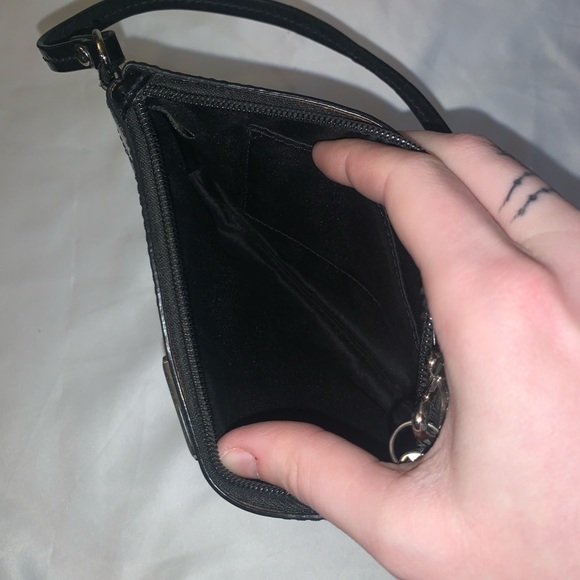 Leather Coach Wristlet - Picture 2 of 2